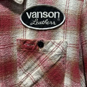 Vanson Leathers Plaid Flannel Shirt