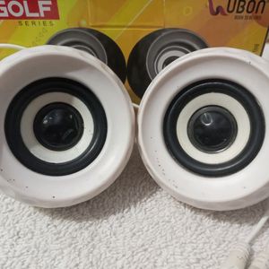 Ubon Speaker 4 Watt 2 Pcs White