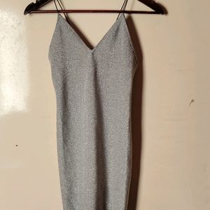 Sale 🍓H&M Cute Silver Dress