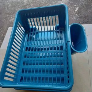 Plastic Dish Rack Dishes Drainer