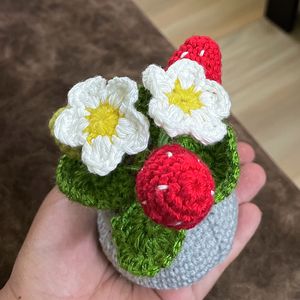 Strawberry Crochet Basket