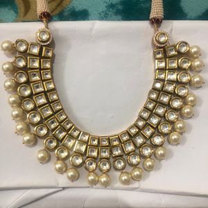 Kundan Necklace With Pearl