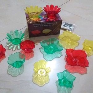 Magical Reflection Diya Set Of 12 🪔