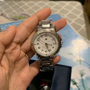 Tommy Hilfiger Silver Watch For Women