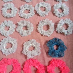 Hair Accessories Moti Scrunchies Rubber Band