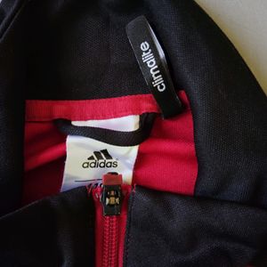 ADIDAS RED ZIPPER UPPER