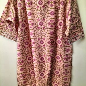 Libas Printed Cotton Straight Kurta