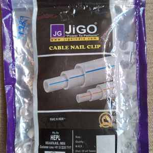 Nail Clips For Wires Or Cables