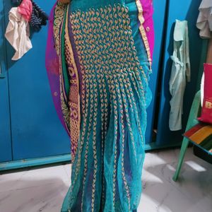 Lacha Saree That Can Be Wear As Both