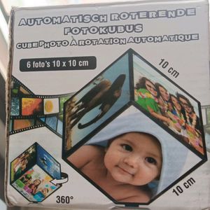 Hexagonal Rotating Photo Frame