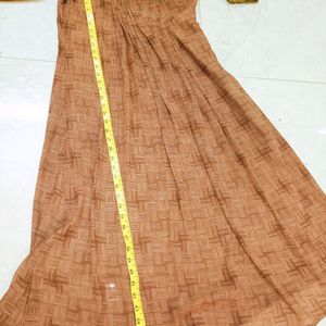 Brown Maxi Dress Cute