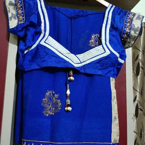 Myaara Wedding Saree With Stitched Blouse