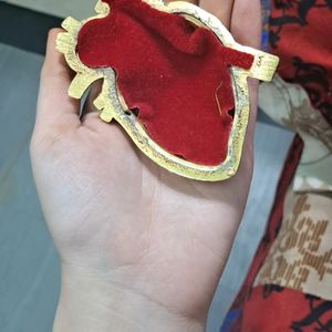 Golden Heart Paper Weight