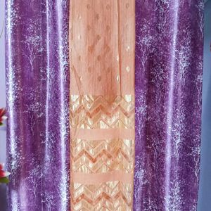 Golden & Pink Dupatta Set