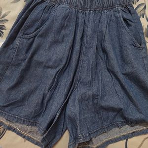 Blue Denim Shorts