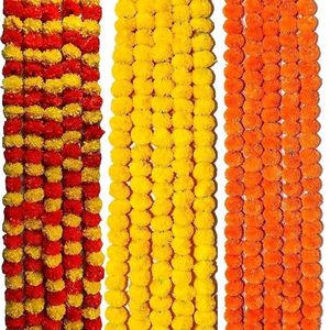 💕🎇🎉🎆💞Diwali 🎇 Offer 🎉 SALE SALE SALE🎆💞⭕Artificial Genda Mala. Pack Of 5 Ladi