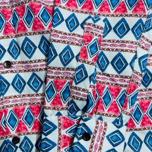 Sanganeri Pattern Shirt