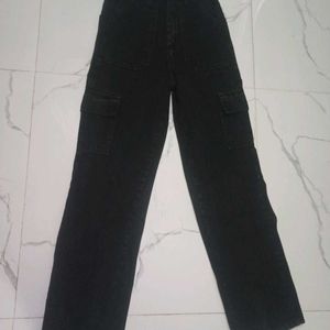 Black Straight Jeans