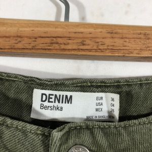 Olive Green Casual Jeans(Women’s)