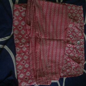 Pink Kurti With Pink Pant