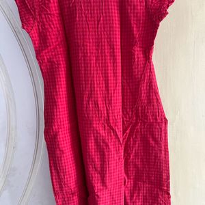 Rose Pink Straight Kurta