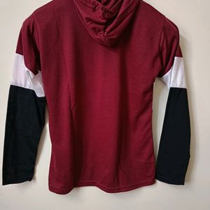 Full Sleeve Hoodie T-shirt For Girls