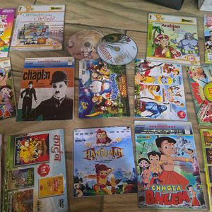 25 Hindi English Funny Kids Movie Dvds Cd Disc