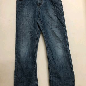 place cotton bootcut jeans