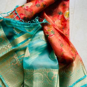 Unused Organza Saree