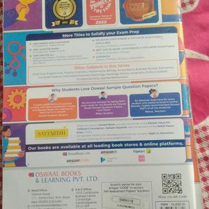 Set Of 3 Oswaal Sample Paper Class 12