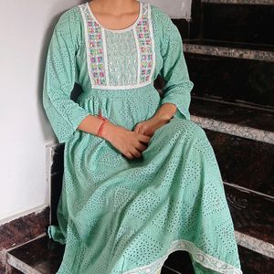 Kurti Plazoo Nyra Cut