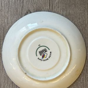 Handpainted mosaic pattern ceramic plate