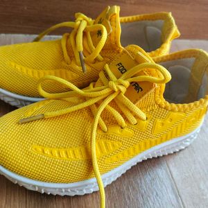 Stylish Yellow Shoes For 4-5 Yrs Boys