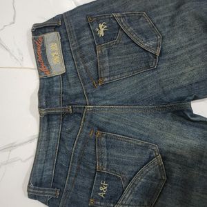 Low Waist Blue Denim Jeans