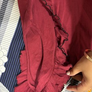 Maroon Veromoda Top