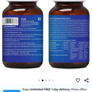 Zerohram Calcium Supplements