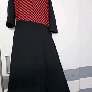 Designer Black Red Kurti