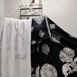 B/W Chaniya Choli Set