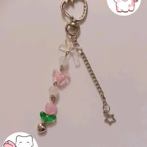 Handmade Strawberry Keychain🍓𐙚🧸ྀི