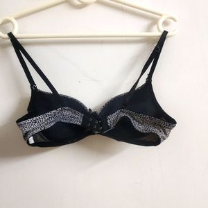 Leopard Print Heavily Padded Push Up Bra