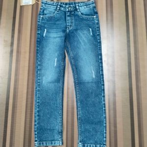 V-34 Size-28 Straight Men Denim Jeans