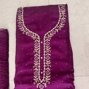 Silk Suit Party Wear Dress Material