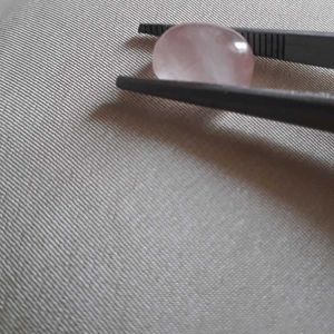 Natural Rose Quartz Ring Stone