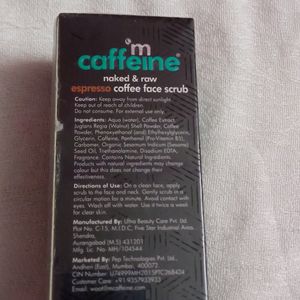 m Caffeine Espresso Coffee Face Scrub