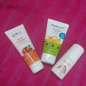 Skin care Combo 2 Face washes + Underarm Roll-On