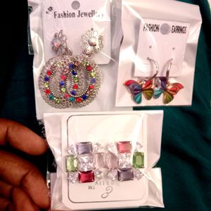 New Combo Multi Colour Earings...