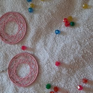 Crochet Dream Catcher Earrings