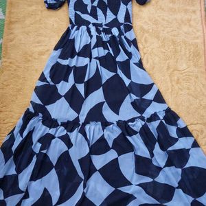 Blue long Dress 👗