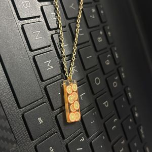 Lemon Pendant With Chain