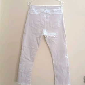 Zara White Denim